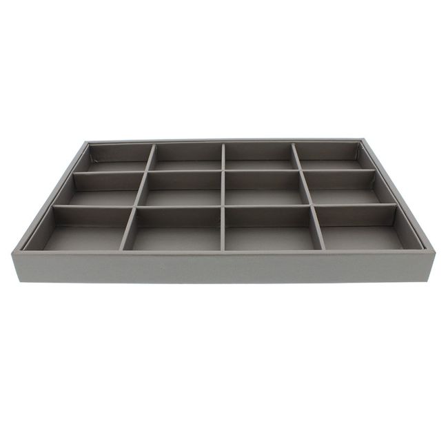 EXPO. BANDEJA POLIPIEL 35*24CM 12 HUECOS
