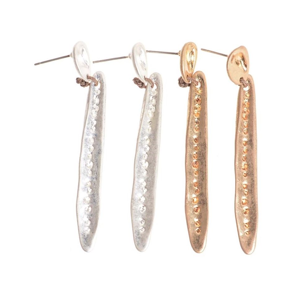 METAL GEOMETRIC SHAPES EARRINGS