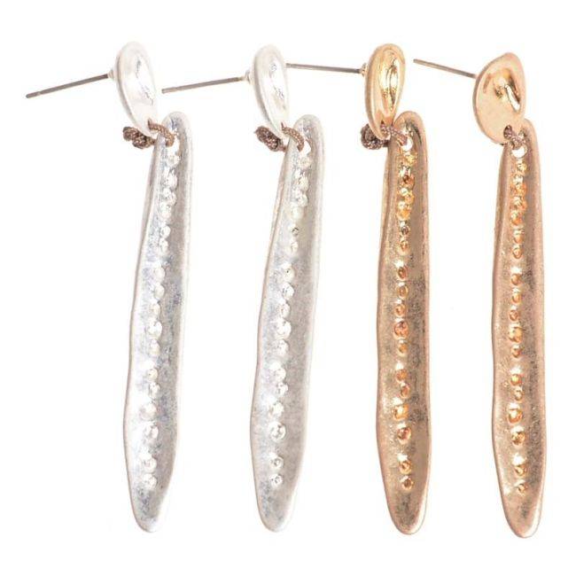 METAL GEOMETRIC SHAPES EARRINGS