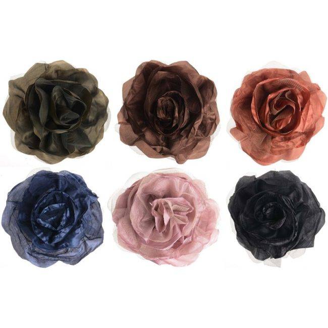 FLOWER BROOCH 14CM
