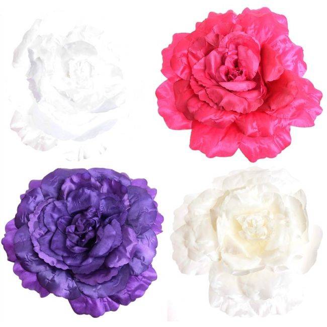 FLOWER BROOCH 28CM