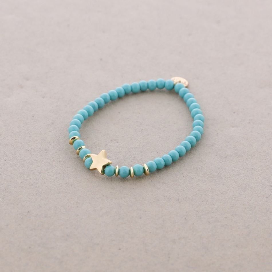 PULSERA ELÁSTICA BOLAS 4MM