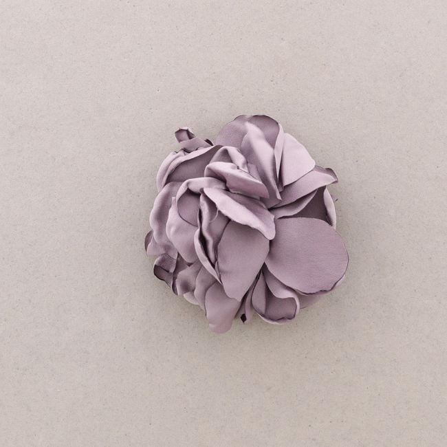 BROCHE FLOR TELA 11CM