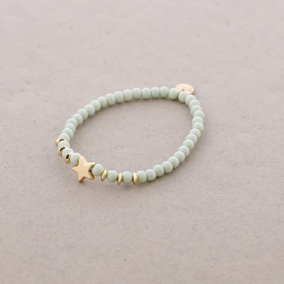 ELASTIC BALL BRACELET 4MM