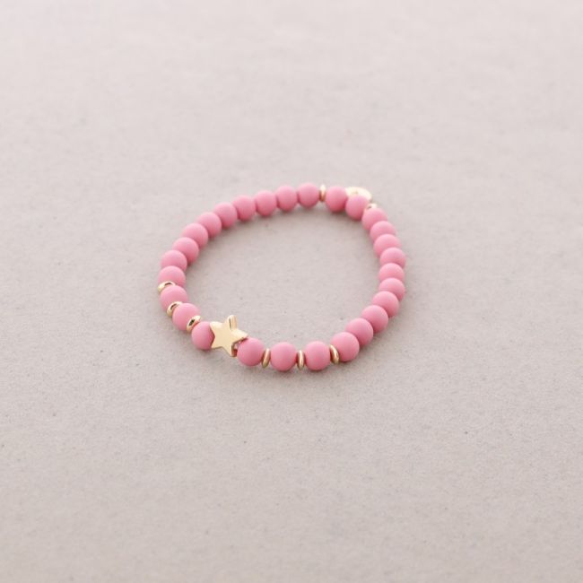 ELASTIC FACETED STAR BALLS BRACELET