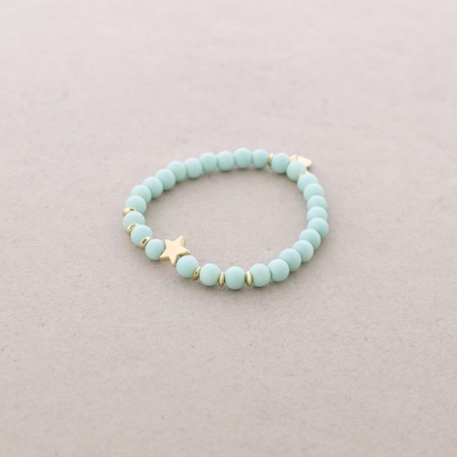 ELASTIC FACETED STAR BALLS BRACELET