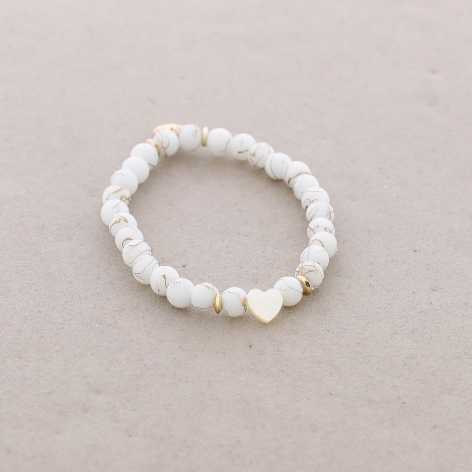 PULSERA ELÁSTICA BOLAS 6MM