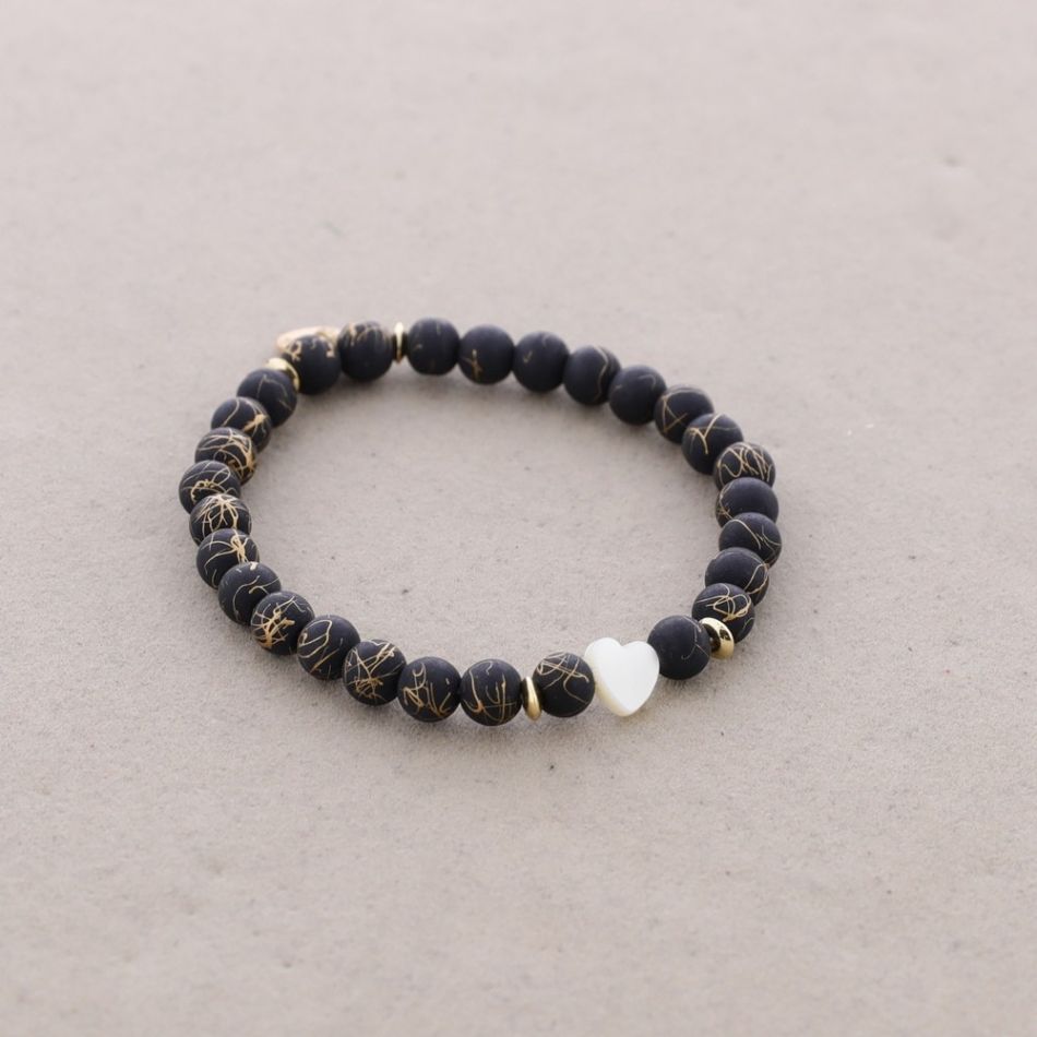 ELASTIC BALL BRACELET 6MM
