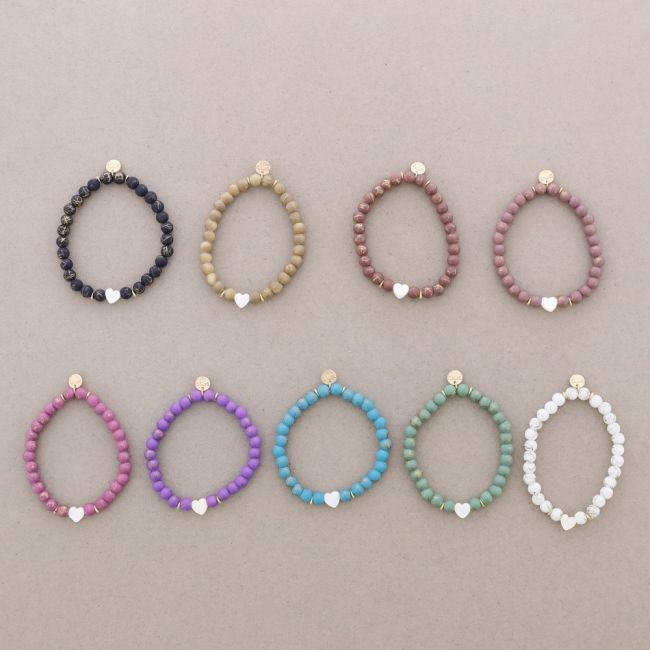 ELASTIC BALL BRACELET 6MM