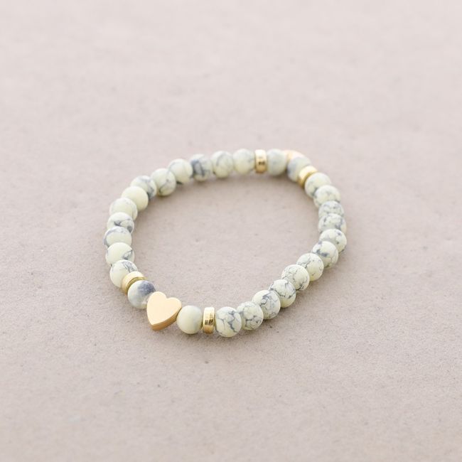 ELASTIC HEART BALL BRACELET