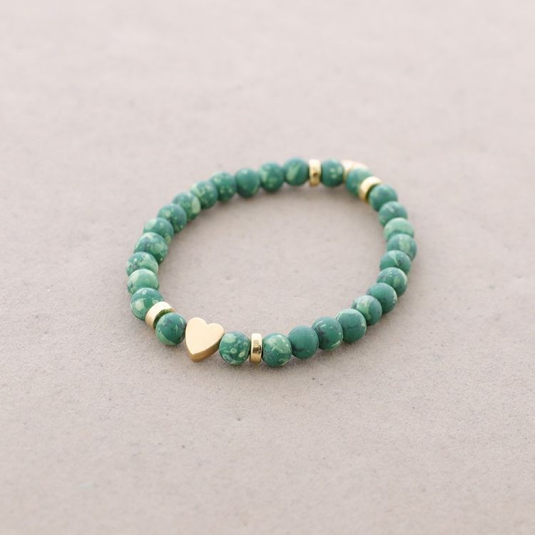 ELASTIC HEART BALL BRACELET
