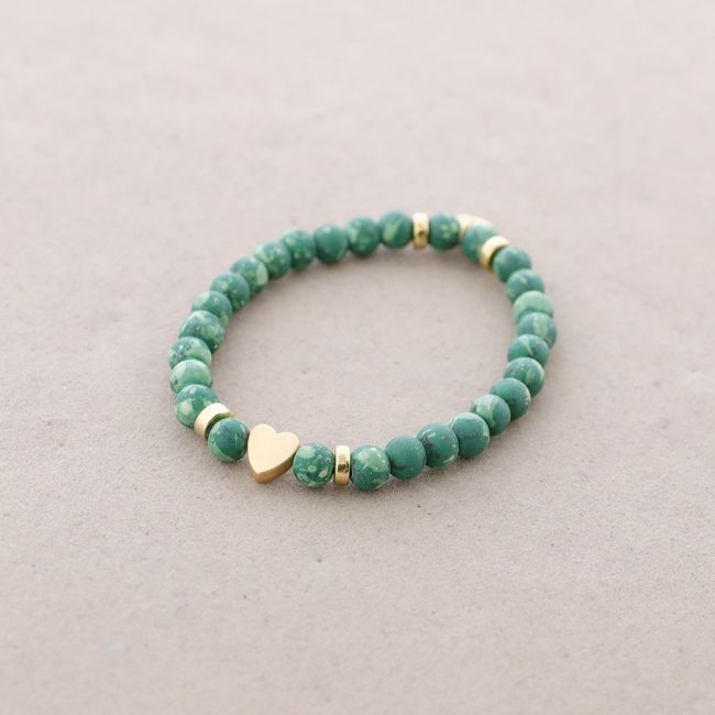 ELASTIC HEART BALL BRACELET