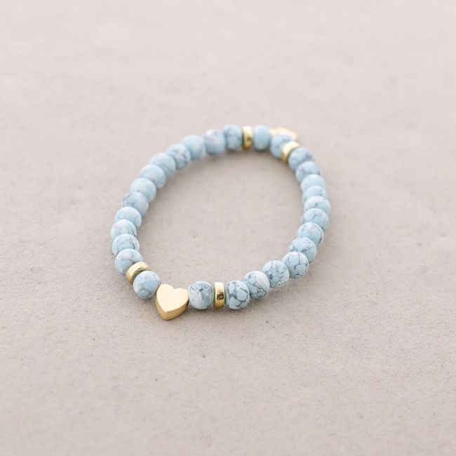 ELASTIC HEART BALL BRACELET