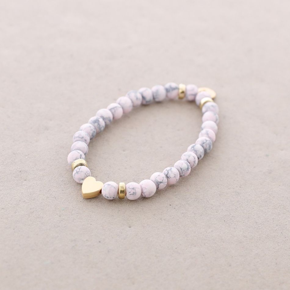 ELASTIC HEART BALL BRACELET