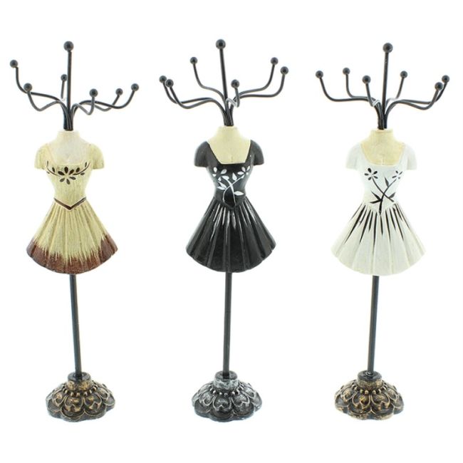 EXPOSITOR CUERPO METAL MADERA