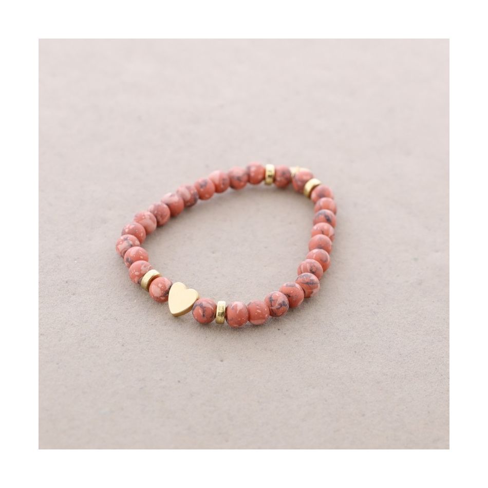 ELASTIC HEART BALL BRACELET
