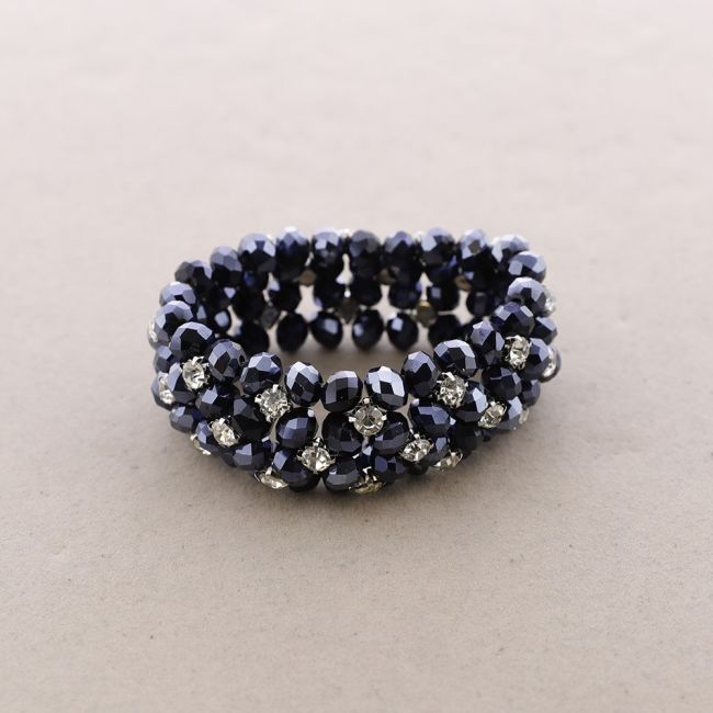 PULSERA CUENTAS FACETADAS