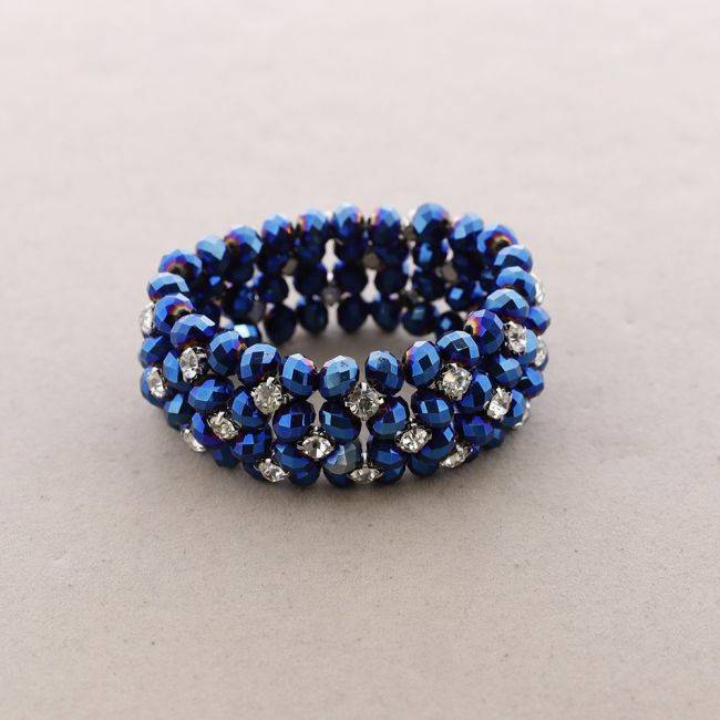 PULSERA CUENTAS FACETADAS