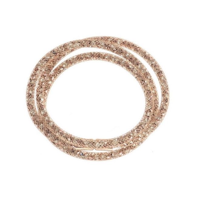 BEADED FILLED TUBE BRACELET