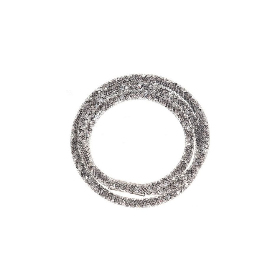 BEADED FILLED TUBE BRACELET