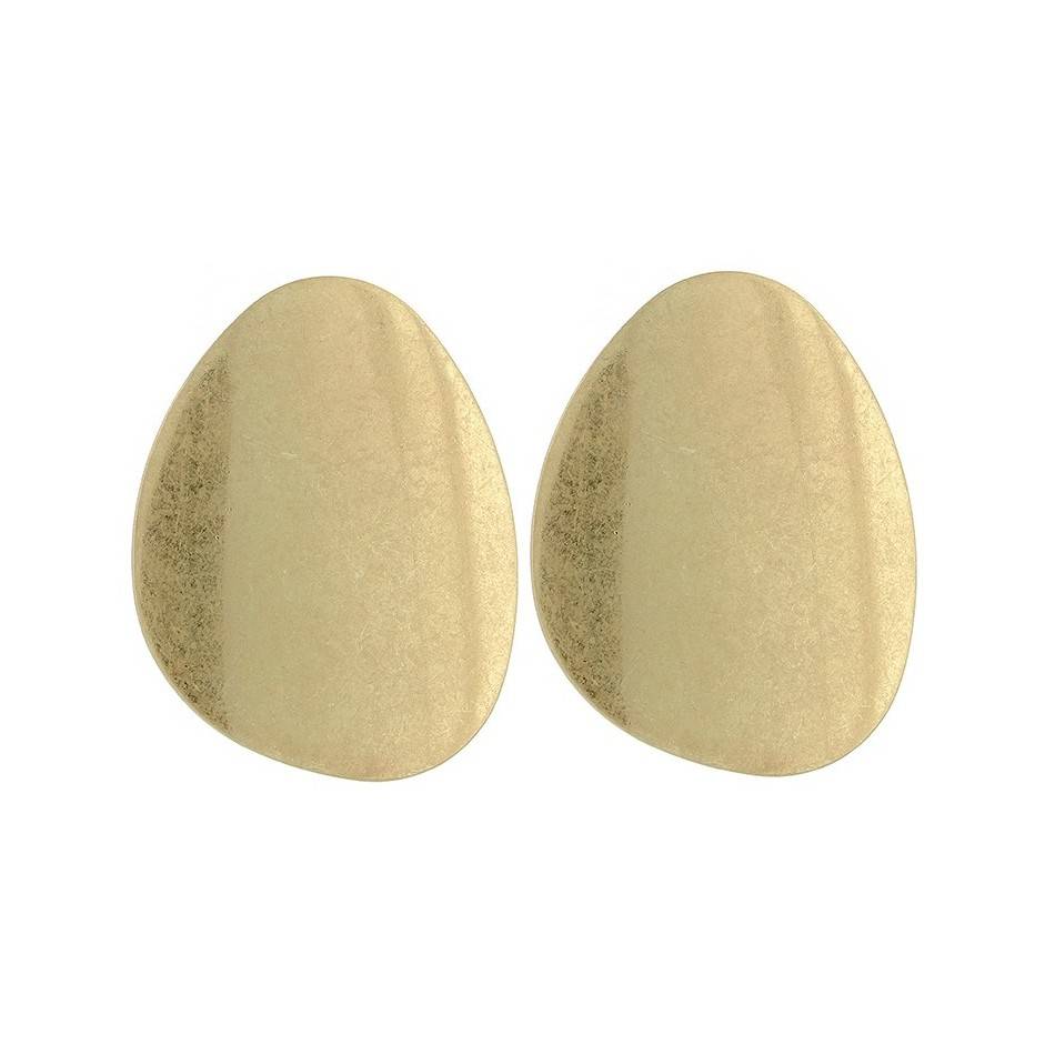 SHAPED METAL STUD EARRINGS