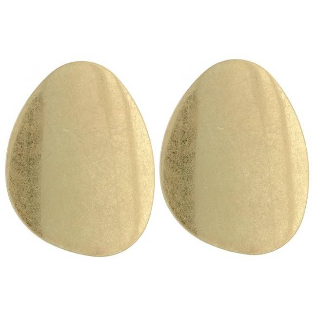 SHAPED METAL STUD EARRINGS