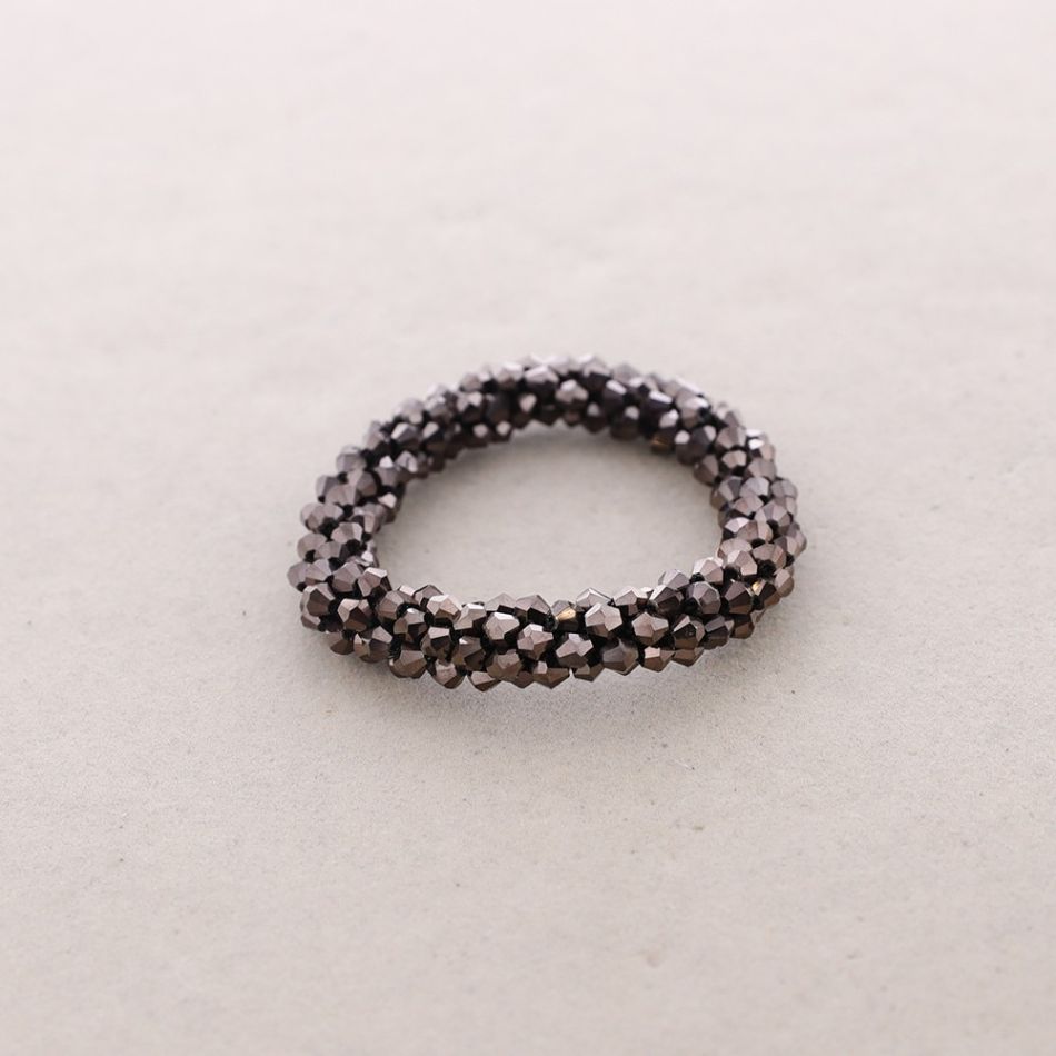 PULSERA ELÁSTICA CRISTALES FACETADOS