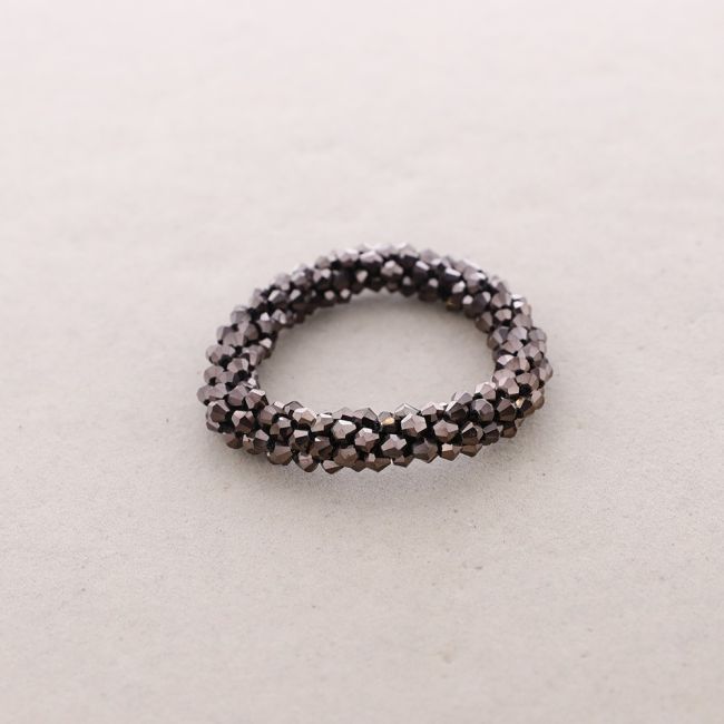 PULSERA ELÁSTICA CRISTALES FACETADOS