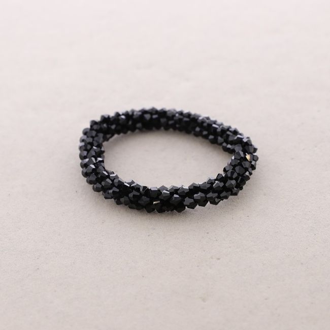 ELASTIC FACETED CRYSTALS BRACELET