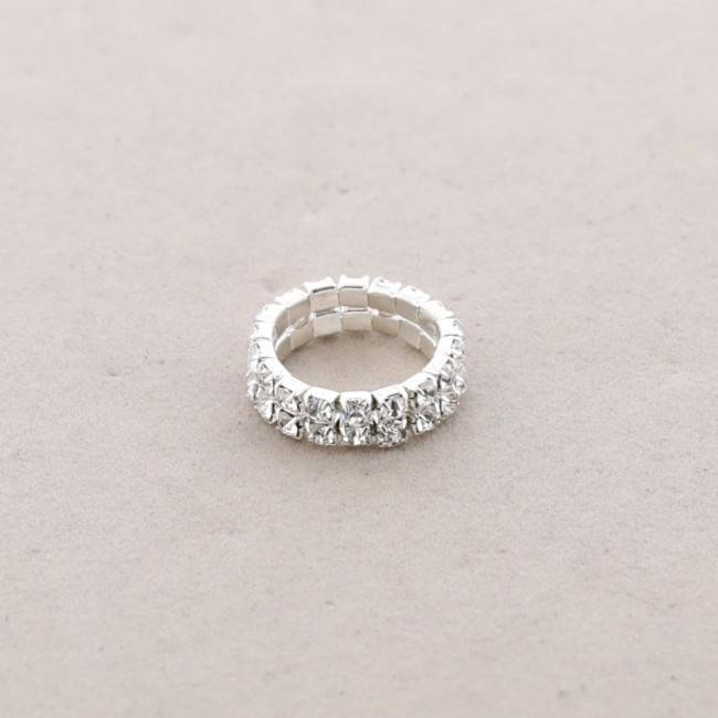 ANILLO STRASS 2 FILAS