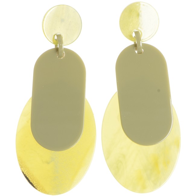 RESIN DANGLING EARRINGS