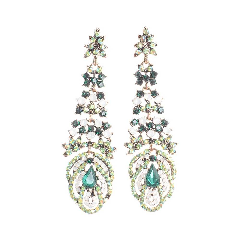 METAL STRASS EARRINGS