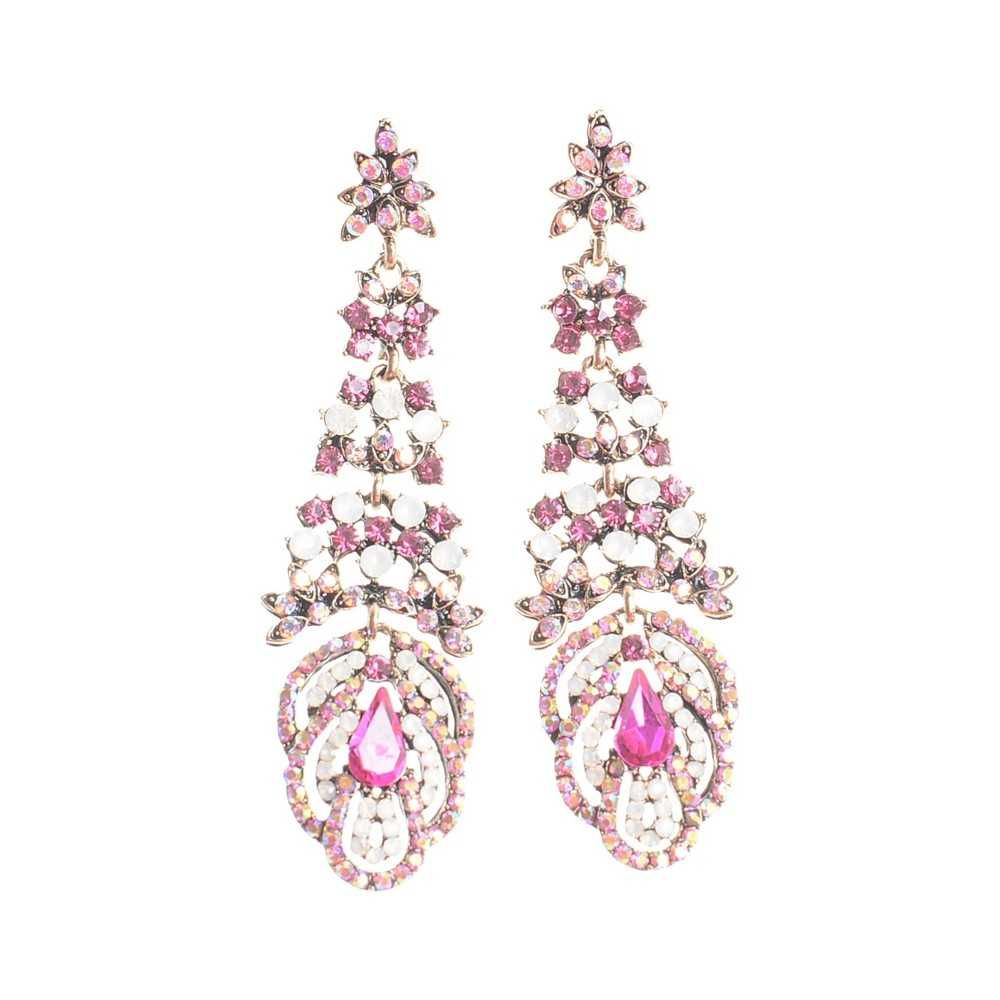 METAL STRASS EARRINGS