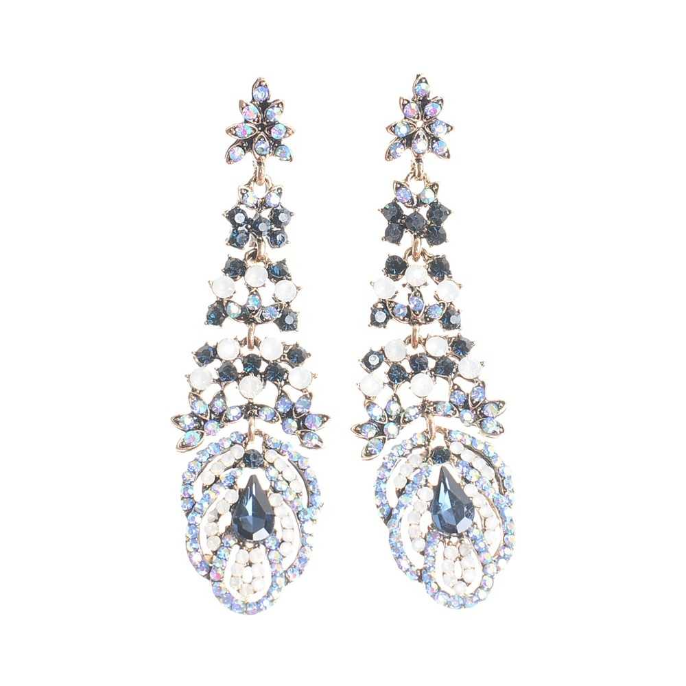 METAL STRASS EARRINGS