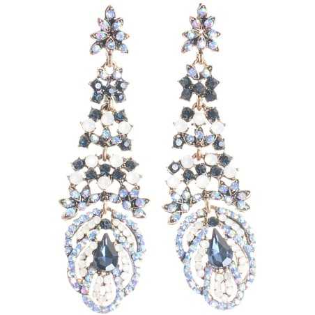 METAL STRASS EARRINGS