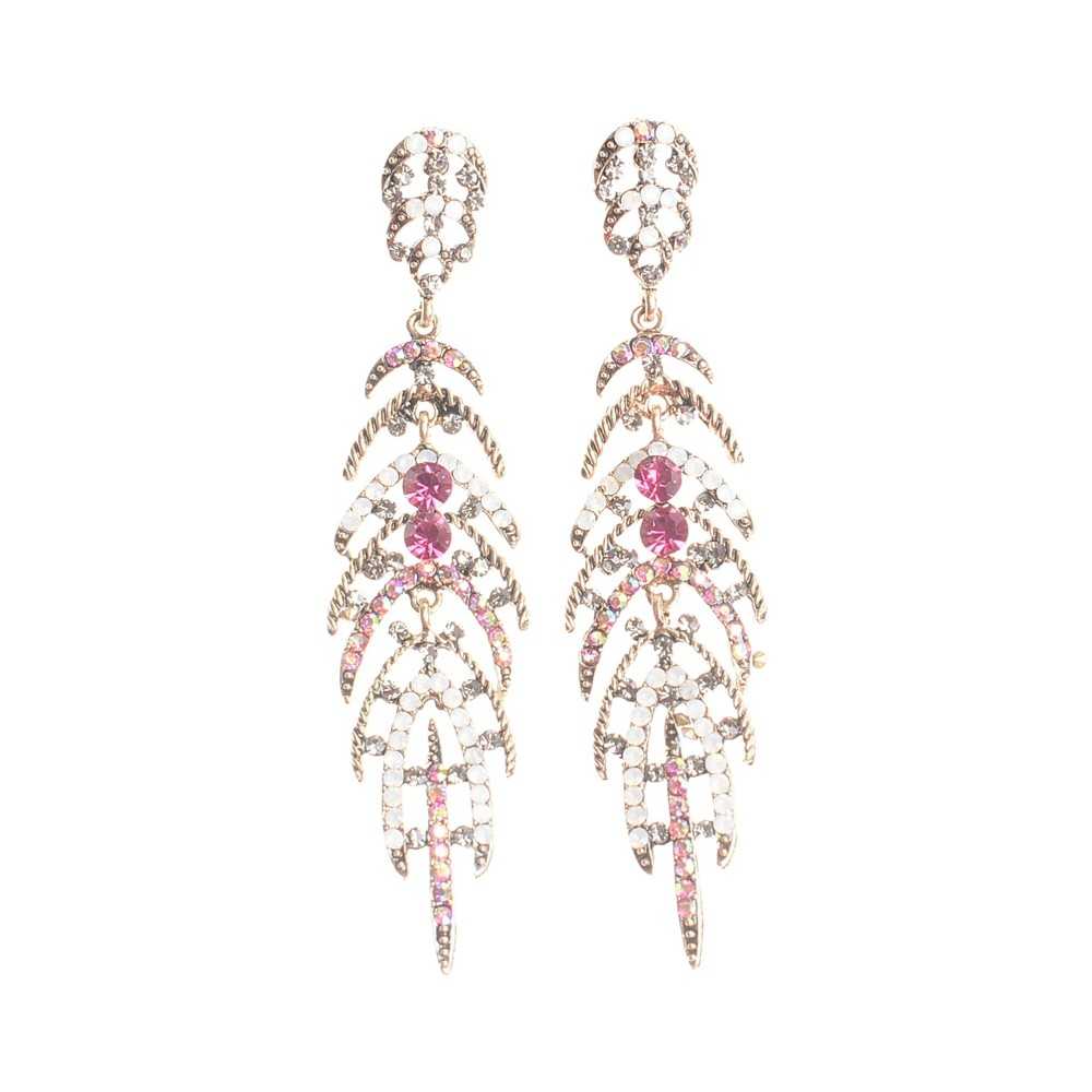 METAL STRASS EARRINGS