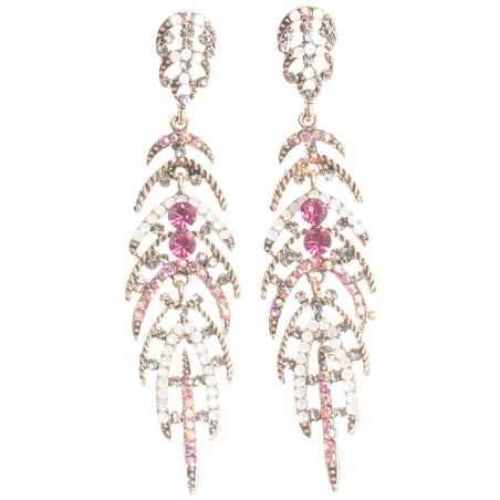 METAL STRASS EARRINGS