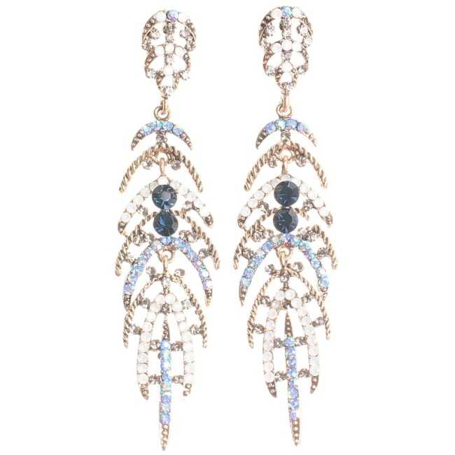 METAL STRASS EARRINGS