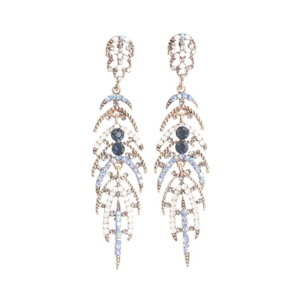 METAL STRASS EARRINGS