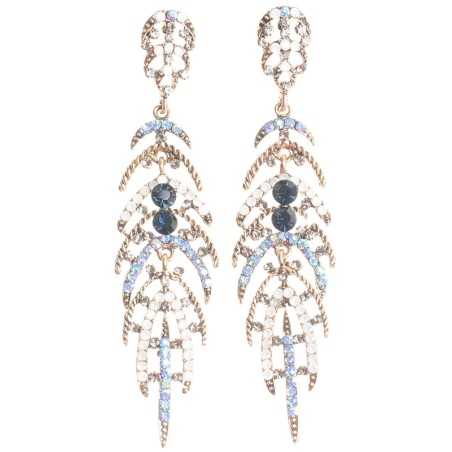 METAL STRASS EARRINGS