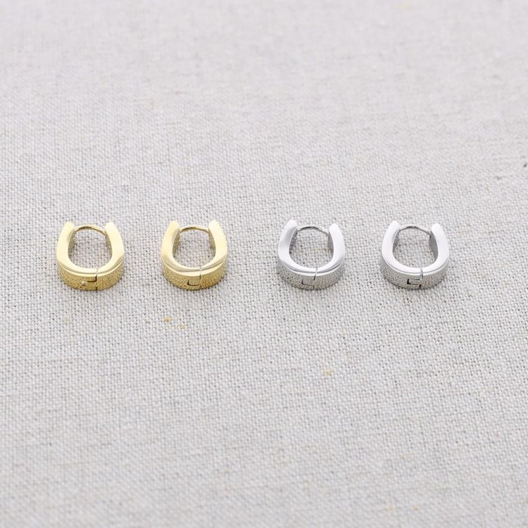 PENDIENTES ACERO ARO FORMA 2