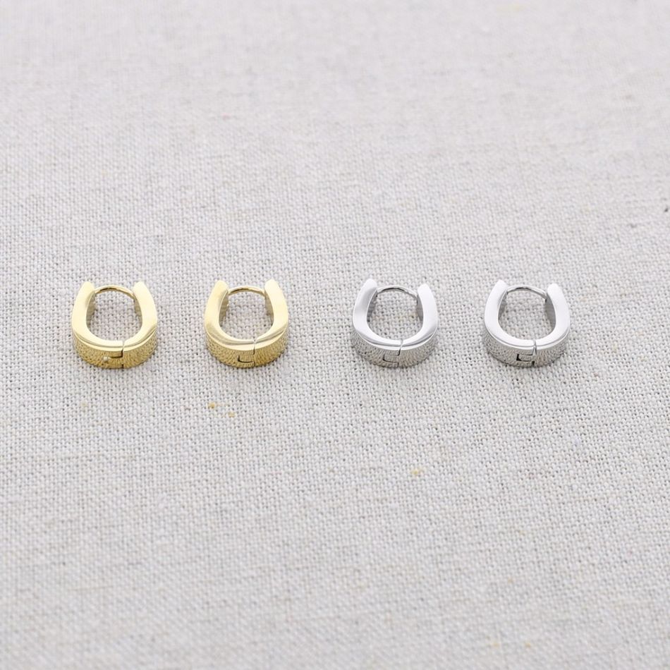 PENDIENTES ACERO ARO FORMA