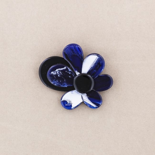 RESIN FLOWER BROOCH