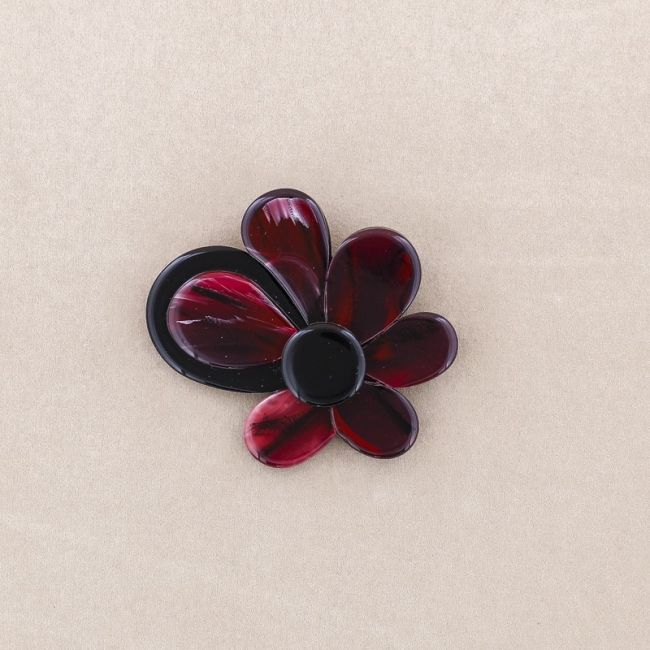 RESIN FLOWER BROOCH