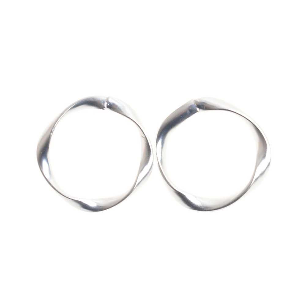 PENDIENTES CÍRCULO IRREGULAR METAL