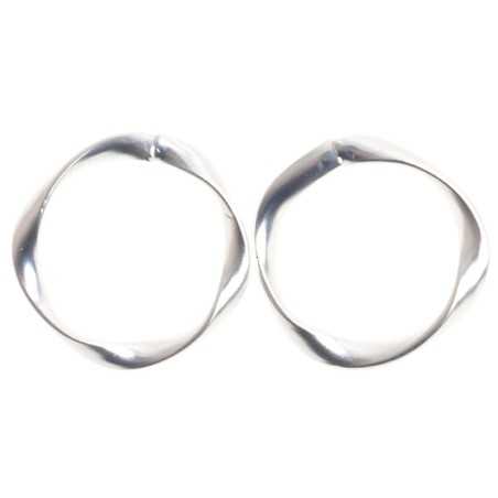 PENDIENTES CÍRCULO IRREGULAR METAL