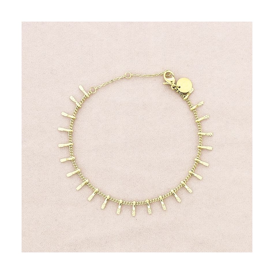 STICK PENDANTS STEEL BRACELET
