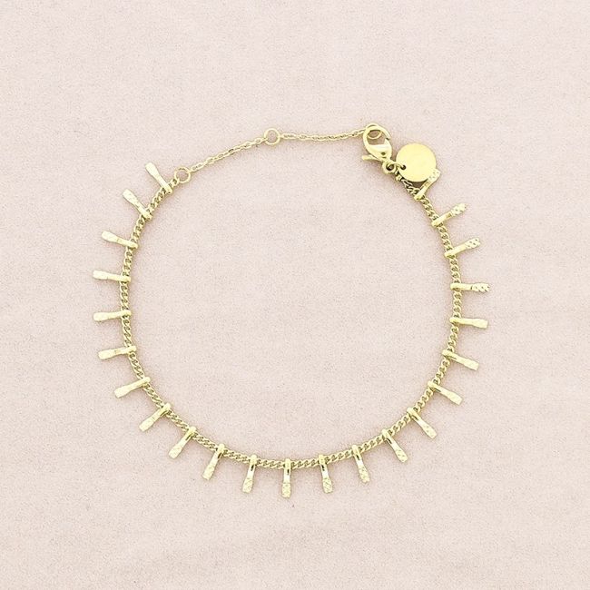 STICK PENDANTS STEEL BRACELET