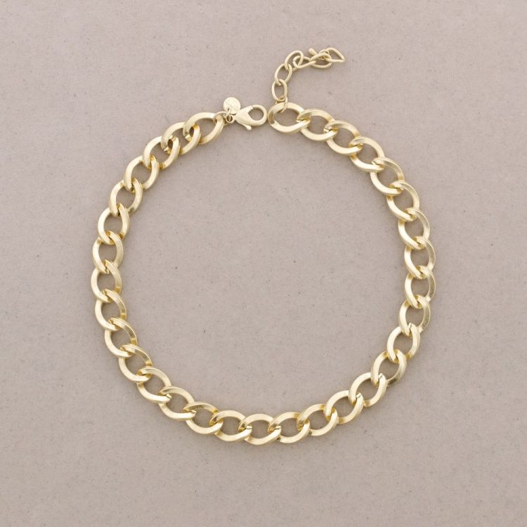 METAL LINK SHORT NECKLACE