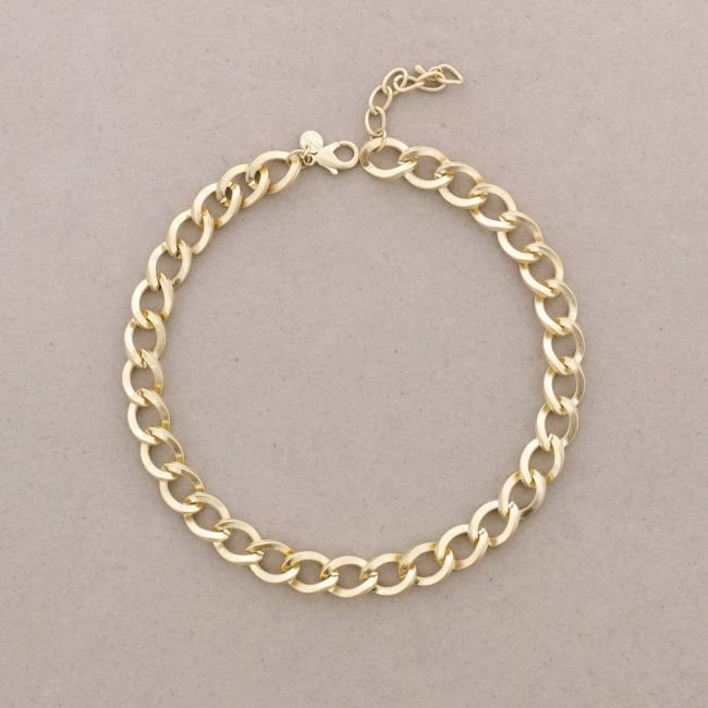 METAL LINK SHORT NECKLACE